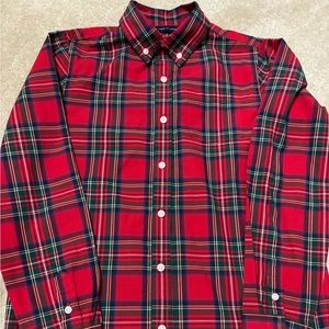 Janie and Jack size 7 tartan holiday